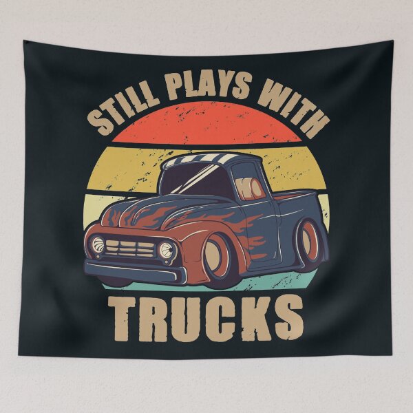 Item preview, Still plays with trucks vintage pickup truck designed and sold by SidTastic .