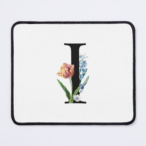 Item preview, Split Floral Letter Monogram | Personalized Flower Letter I designed and sold by BeeMeCreative.
