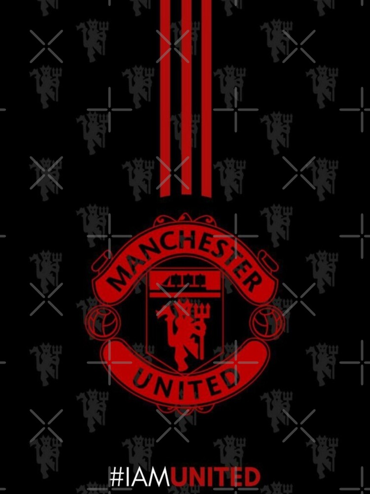 Discover Man United Black and Red iPhone Case
