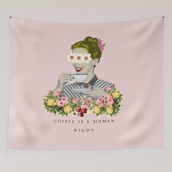 Item preview, Coffee Is A Human Right  designed and sold by lojy-pink.