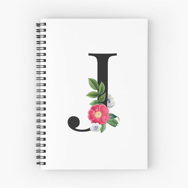 Item preview, Split Floral Letter Monogram | Personalized Flower Letter J designed and sold by BeeMeCreative.