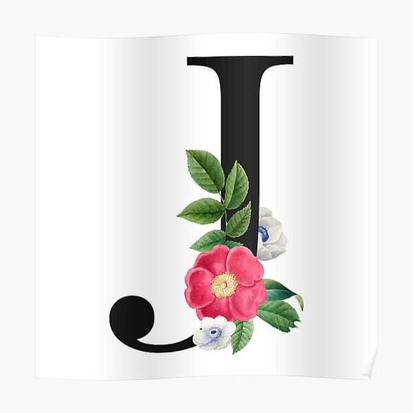 Split Floral Letter Monogram, Personalized Flower Letter N Sticker for  Sale by BeeMeCreative