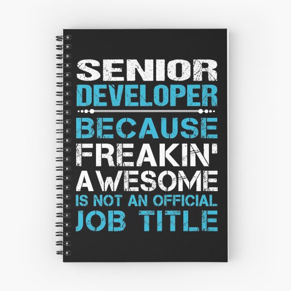 Item preview, Senior Developer T Shirt - Freaking Awesome Job Gift Item Tee designed and sold by oetate4774.