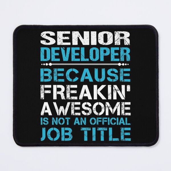 Item preview, Senior Developer T Shirt - Freaking Awesome Job Gift Item Tee designed and sold by oetate4774.