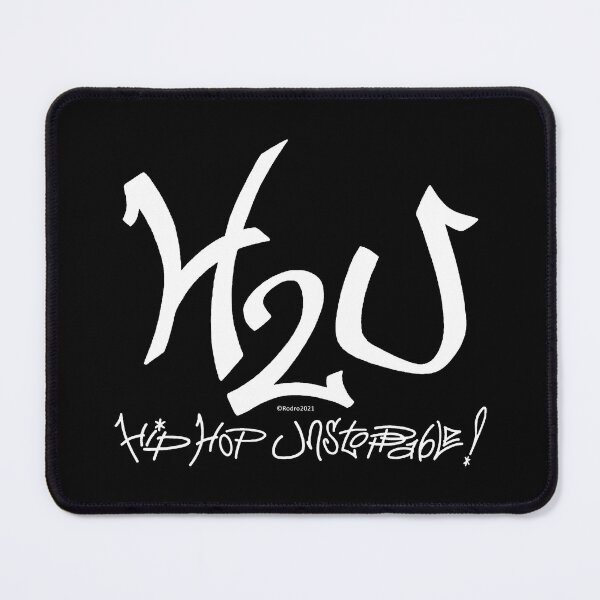 Item preview, H2U Logo: “Hip-Hop Unstoppable” (Graffiti tag, White) designed and sold by Paul Rodriguez.