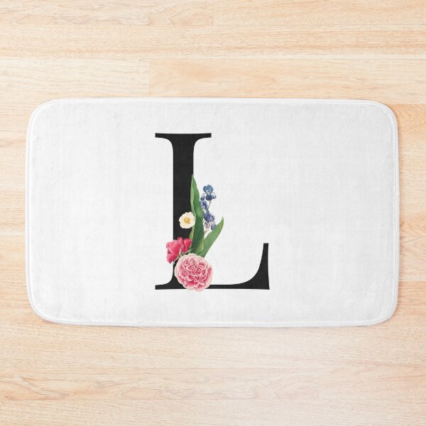 Item preview, Split Floral Letter Monogram | Personalized Flower Letter L designed and sold by BeeMeCreative.