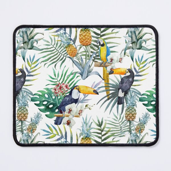 Item preview, Toucan tropical palm tree art,  designed and sold by RoslynArt.