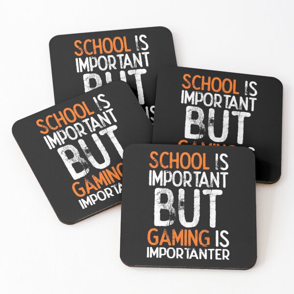 Item preview, School Is Important But Gaming Is Importanter designed and sold by FNStuff.