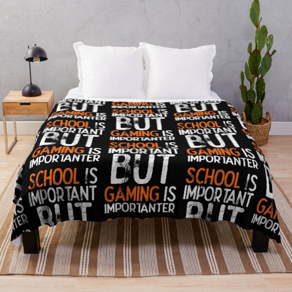 Item preview, School Is Important But Gaming Is Importanter designed and sold by FNStuff.