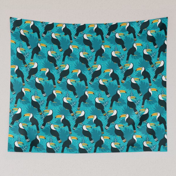Item preview, Toucan bird in green designed and sold by RoslynArt.