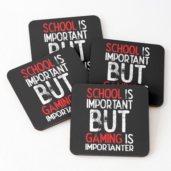 Item preview, School Is Important But Gaming Is Importanter designed and sold by FNStuff.