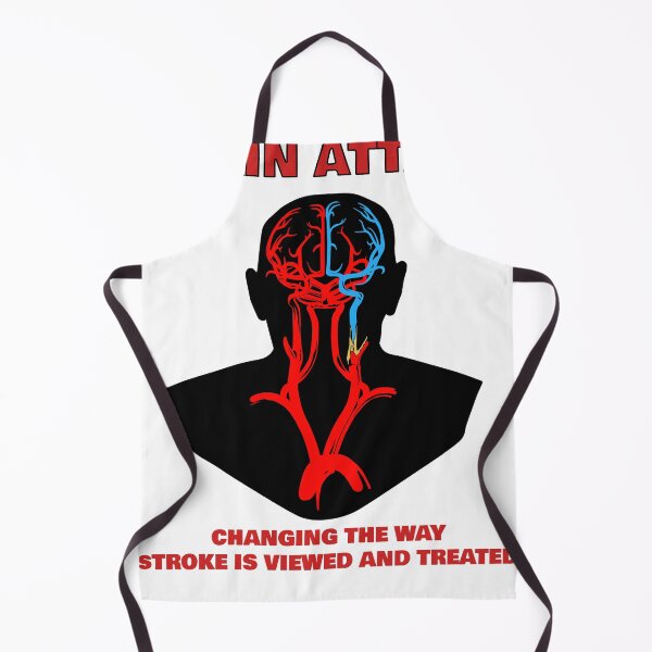 Item preview, brain attack stroke t shirt designed and sold by chair37.