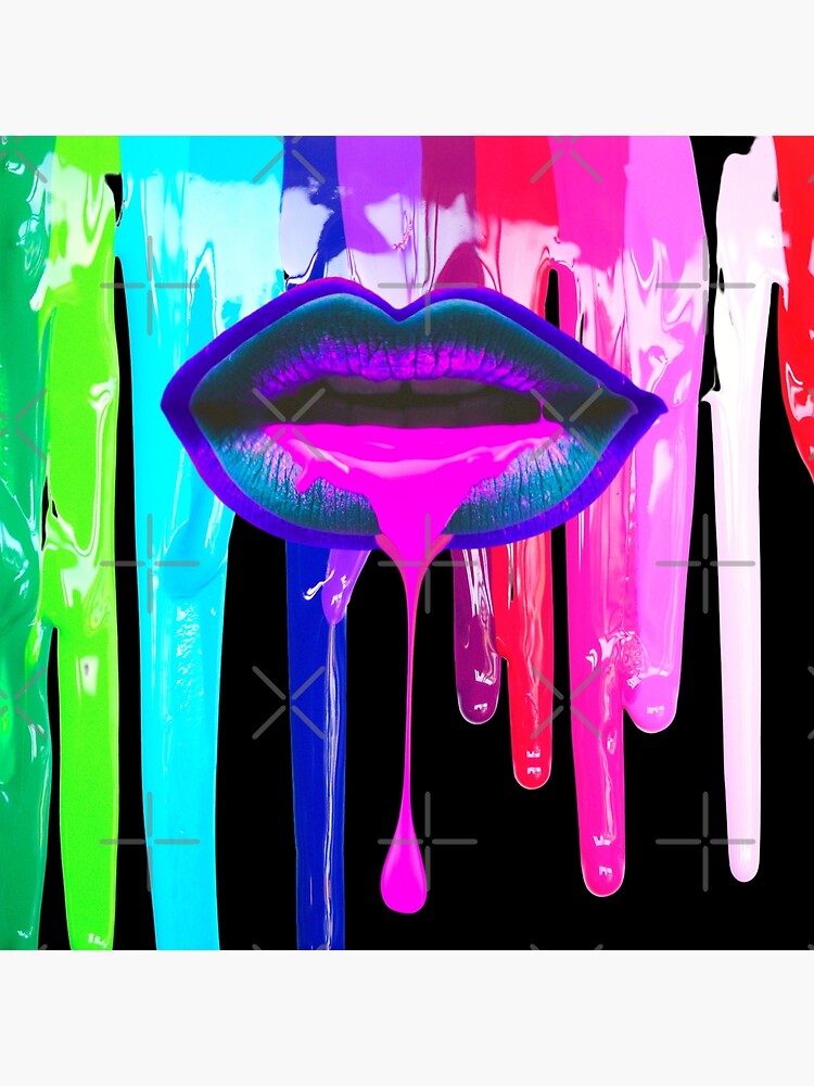 Chanel Pop Graffiti Paint Drip Fashion Pop Art Wall Art