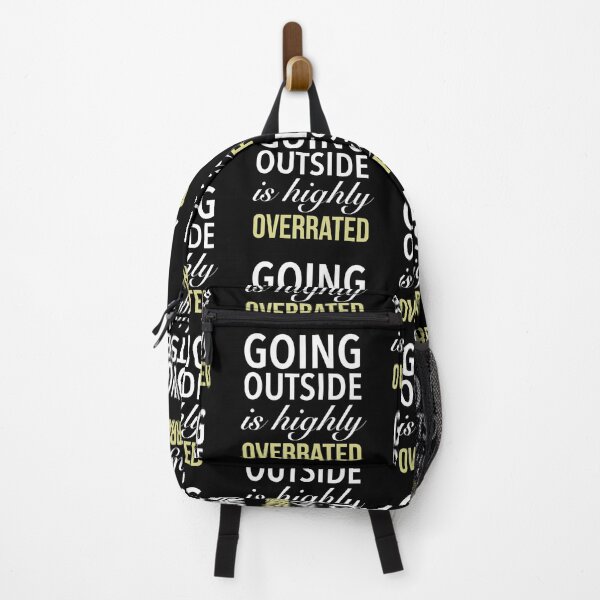 Item preview, Going Outside Is Highly Overrated - Humor Quote designed and sold by Delandor.