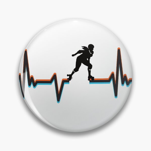 Item preview, Roller Skate Heartbeat,  designed and sold by koonam.