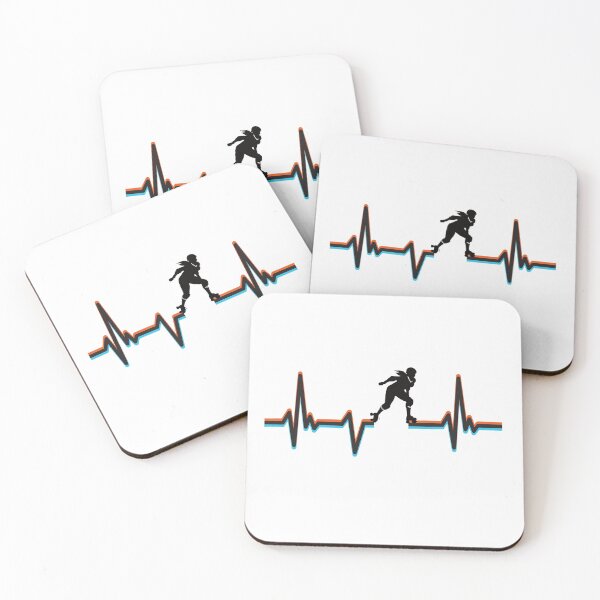 Item preview, Roller Skate Heartbeat,  designed and sold by koonam.