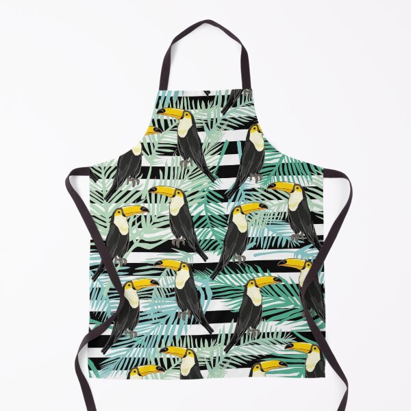 Item preview, Toucan striped pattern designed and sold by RoslynArt.