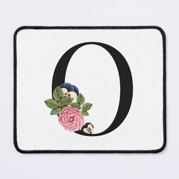 Item preview, Split Floral Letter Monogram | Personalized Flower Letter O designed and sold by BeeMeCreative.