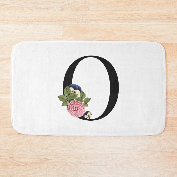 Item preview, Split Floral Letter Monogram | Personalized Flower Letter O designed and sold by BeeMeCreative.