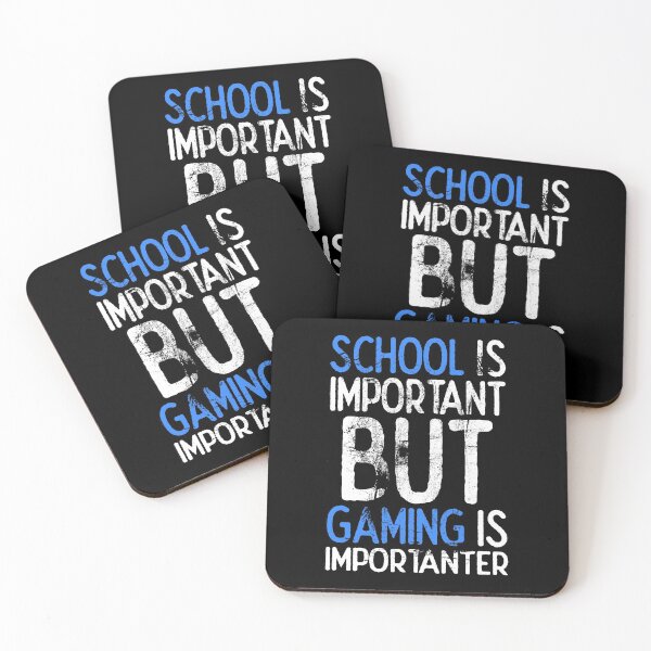 Item preview, School Is Important But Gaming Is Importanter designed and sold by FNStuff.