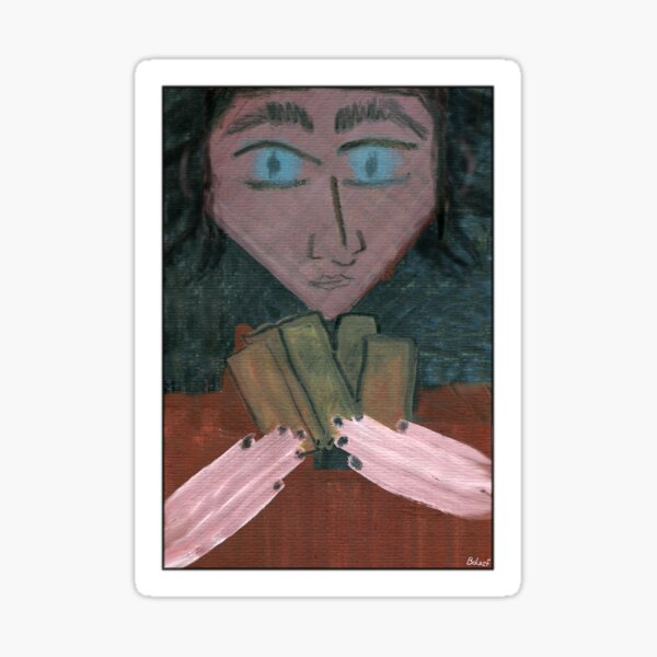 Handkarten Sticker