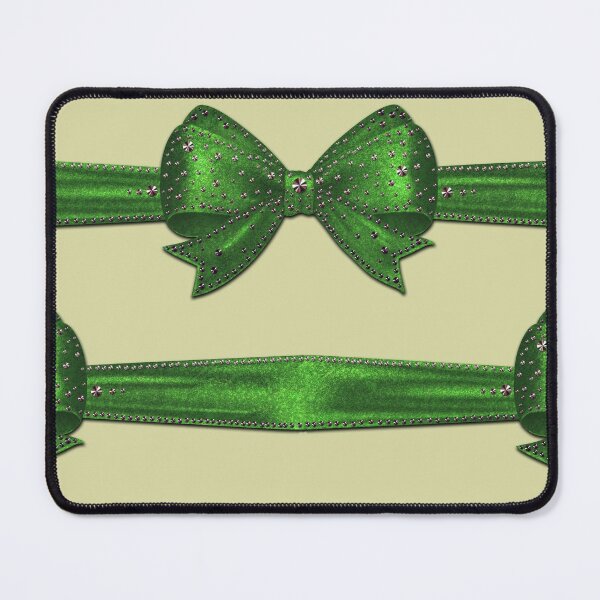 Item preview, Green pattern - festive gift ribbons designed and sold by GlamourChick.