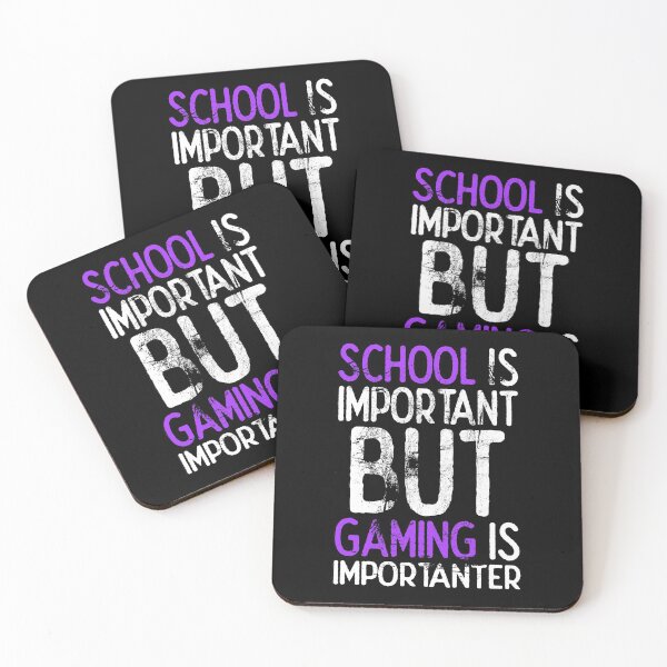 Item preview, School Is Important But Gaming Is Importanter designed and sold by FNStuff.