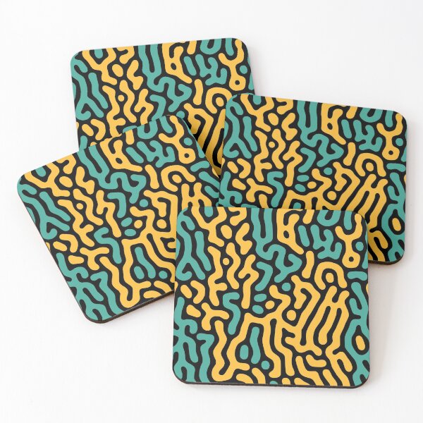Item preview, Yellow and Green Turing Pattern designed and sold by rp-art.