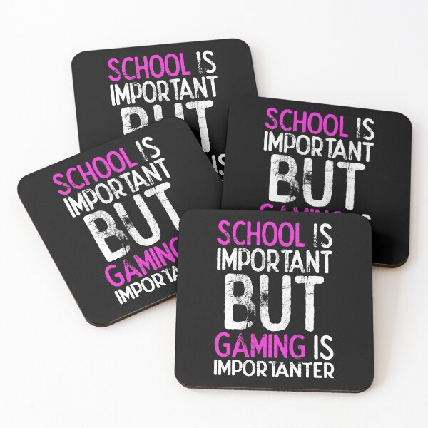 Item preview, School Is Important But Gaming Is Importanter designed and sold by FNStuff.