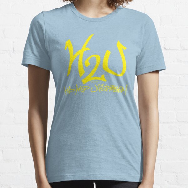 H2U Logo: “Hip-Hop Unstoppable” (Graffiti tag, Yellow) Essential T-Shirt