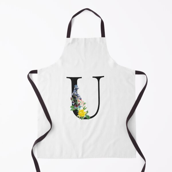 Item preview, Split Floral Letter Monogram | Personalized Flower Letter U designed and sold by BeeMeCreative.