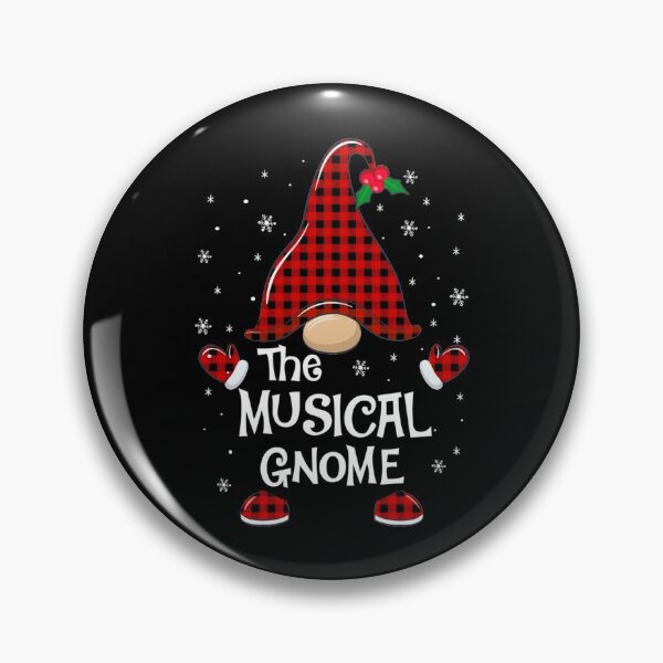 Item preview, Musical Gnome Buffalo Plaid Matching Christmas Pajama Gift   designed and sold by brightcomets.