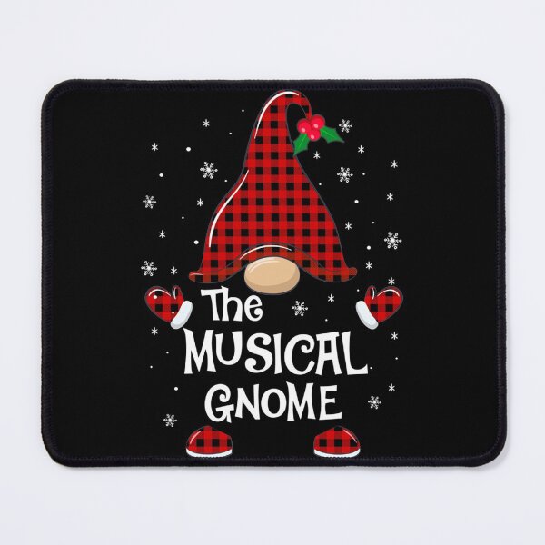 Item preview, Musical Gnome Buffalo Plaid Matching Christmas Pajama Gift designed and sold by brightcomets.