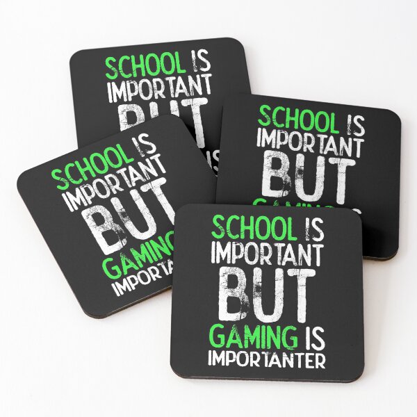 Item preview, School Is Important But Gaming Is Importanter designed and sold by FNStuff.