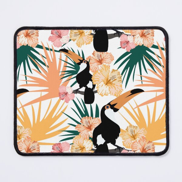 Item preview, Tropical pattern with toucan designed and sold by RoslynArt.