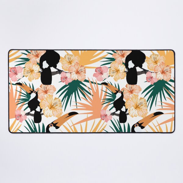Item preview, Tropical pattern with toucan designed and sold by RoslynArt.