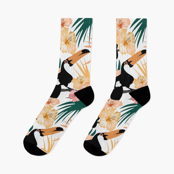 Item preview, Tropical pattern with toucan designed and sold by RoslynArt.