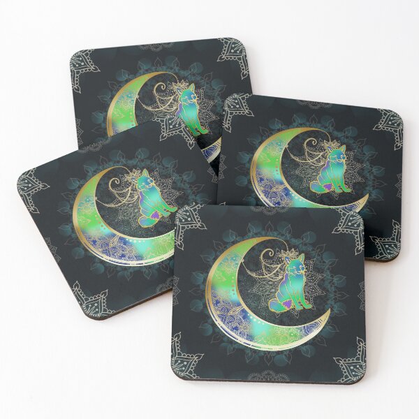 Item preview, Fox Mandala Moon Art designed and sold by RoslynArt.