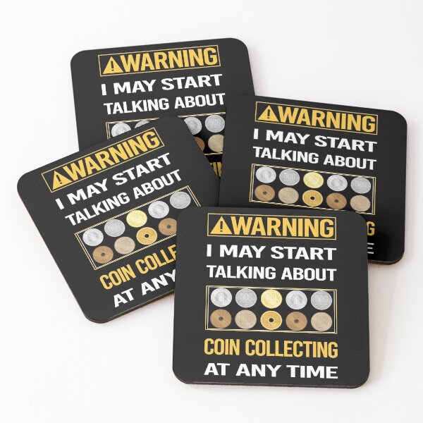 Item preview, Funny Warning Coin Collecting Coins designed and sold by ArydeaNoriega.