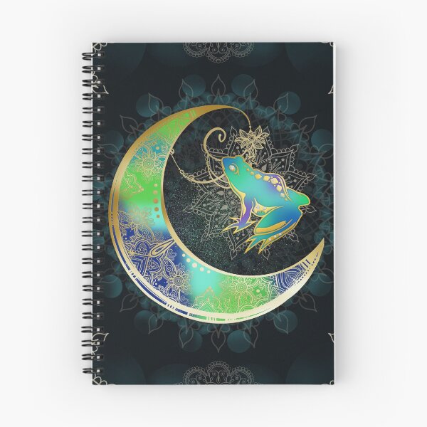 Item preview, Frog Mandala Moon Art designed and sold by RoslynArt.