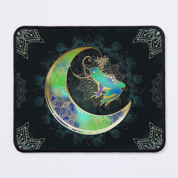 Item preview, Frog Mandala Moon Art designed and sold by RoslynArt.