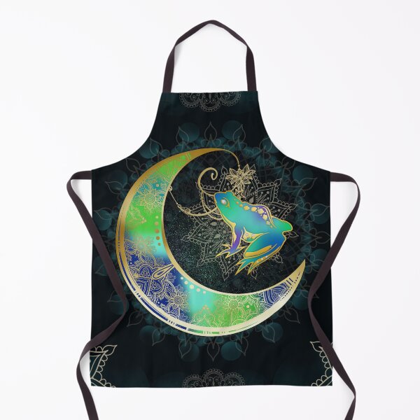Item preview, Frog Mandala Moon Art designed and sold by RoslynArt.