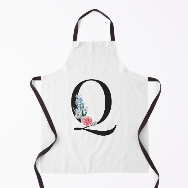 Item preview, Split Floral Letter Monogram | Personalized Flower Letter Q designed and sold by BeeMeCreative.