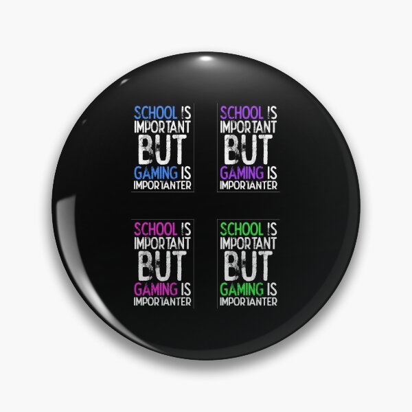 Item preview, School Is Important But Gaming Is Importanter, Sticker Pack designed and sold by FNStuff.