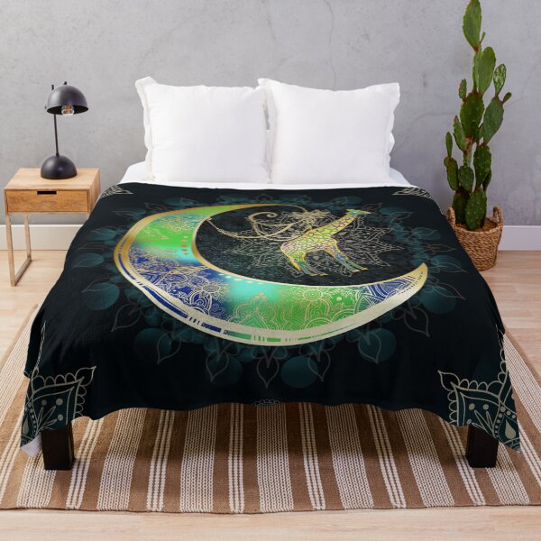 Item preview, Giraffe Mandala Moon Art designed and sold by RoslynArt.