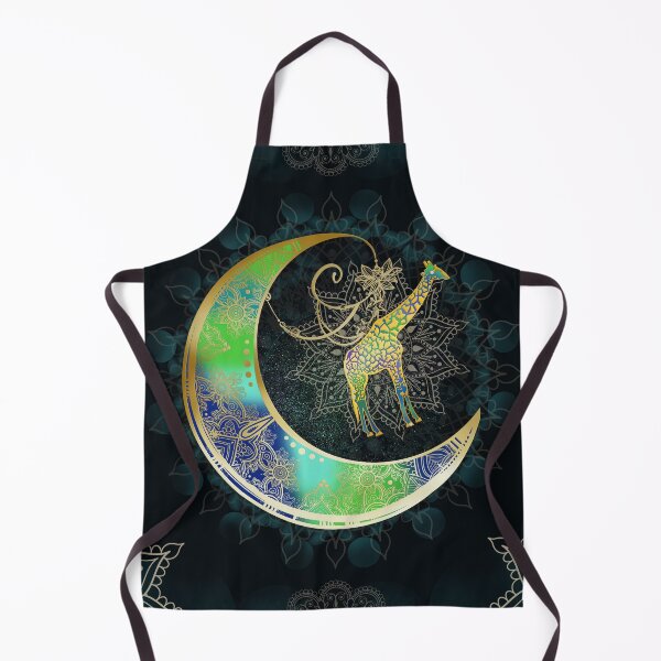 Item preview, Giraffe Mandala Moon Art designed and sold by RoslynArt.