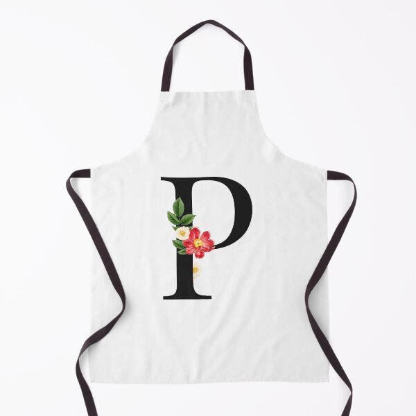 Item preview, Split Floral Letter Monogram | Personalized Flower Letter P designed and sold by BeeMeCreative.