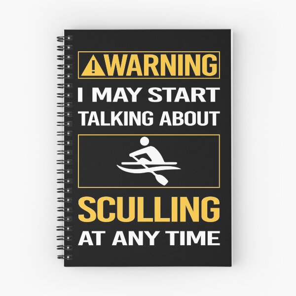 Item preview, Funny Warning Sculling designed and sold by FulviaContreras.