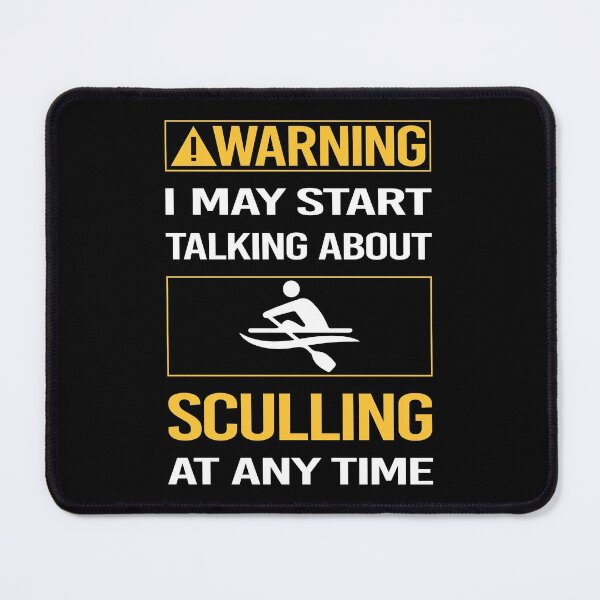 Item preview, Funny Warning Sculling designed and sold by FulviaContreras.
