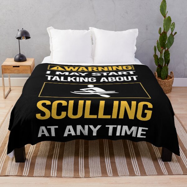 Item preview, Funny Warning Sculling designed and sold by FulviaContreras.